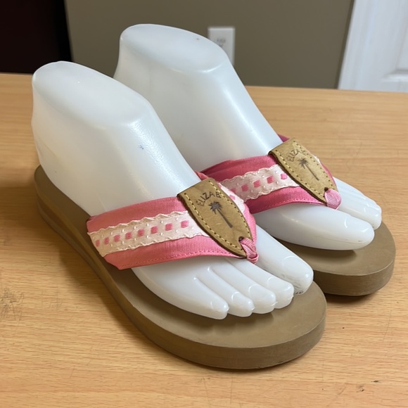 Eliza B Flip Flop Sandal Pink 6 - Picture 3 of 7